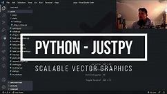 Python - JustPy - Scalable Vector Graphics