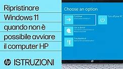 Come installare Windows 11 utilizzando un’unità flash USB | Computer HP | HPSupport
