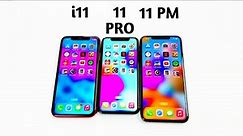 iPhone 11 Vs iPhone 11 Pro Vs iPhone 11 Pro Max - iOS 17 SPEED TEST 2024