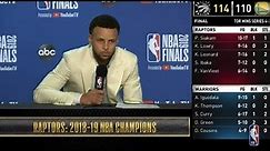 Stephen Curry Press Conference | NBA Finals Game 6