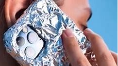 Amazing phone case made of aluminum foil