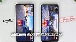 Samsung Galaxy A52s 5G vs Samsung A72 | Video test Display, SpeedTest, Camera Comparison