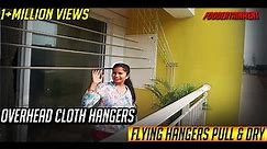 Flying Hangers Pull & Dry Review,Price, Durability,8 Ft |How To Install Pulley Cloth Drying Hanger?