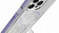 Tech21 EvoCrystal Kick case for iPhone 14 Pro Max - MagSafe Compatible - Impact Protection - Kickstand - Lilac