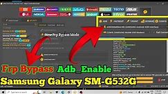 samsung galaxy (g532g) frp bypass unlock tool | Samsung Galaxy j2 ace frp remove | #frp_remove