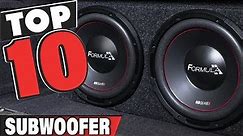 Best Subwoofer In 2024 - Top 10 Subwoofers Review