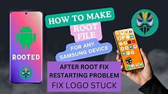 HOW TO MAKE ROOT FILE FOR ANY SAMSUNG PHONE | AFTER ROOT FIX RESTART PROBLEM | AFTER ROOT MEMORY FIX