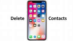 How To Delete Contacts On iPhone