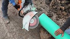 How to install under ground roof drain runoff using SDR 35 pipe.