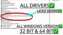 2024: Install LATEST MTK MediaTek USB Drivers In Windows XP, 7, 8, 10 or 11