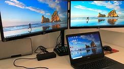 How to Setup 3 Monitors to a Laptop or PC Using Dell Dock D6000 (Easiest Setup!)