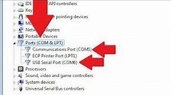 How to set COM Ports - How To use or change COM Ports in PC Windows 7/8/8.1/10/11 #COM #COMPORTS #pc