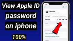 How to view Apple ID password on iphone // Apple id password see on iphone