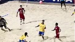 Sensational beach soccer: Tahiti's enthralling team goal 🇵🇫