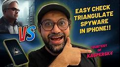 Detect: iPhone Triangulation Spyware with tool by Kaspersky