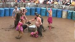 Hog Wrestling - Caldron Falls, WI '11 Pink Ladies