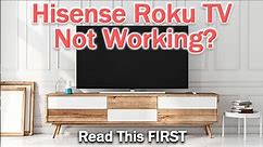 Hisense Roku TV Won't Turn On - FIXED!