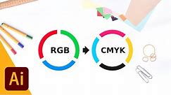 Easily Convert RGB to CMYK with Illustrator