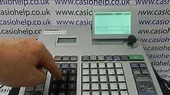How To Log In On The Casio SE-S400 SE-S800 PCR-T500 PCR-T520 Cash register