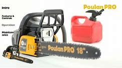 Poulan Pro Chainsaw Series - How to Operate Your Chainsaw - WWW.Sawsharp.com