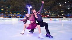 Molly Cesanek & Yehor Yehorov Skate in Bryant Park's Winter Village