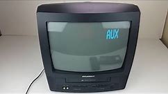 Sylvania 6313CE A TV VCR Combo 13" CRT w/Remote Tested 2005 VHS Ebay Showcase Sold!