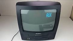 Sylvania 6313CE A TV VCR Combo 13" CRT w/Remote Tested 2005 VHS Ebay Showcase Sold!