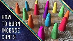 How to Burn Incense Cones | Benefits of burning Incense | Clearing Energy