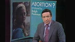 The abortion debate in 1972