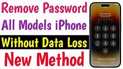 Unlock iPhone Without Passcode & Data Loss | How To Unlock iPhone If Forgot Passcode