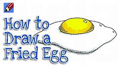 How to draw a Fried Egg Real Easy