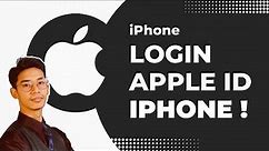 How to Login Apple ID in Another iPhone !