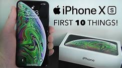 iPhone XS – First 10 Things To Do!