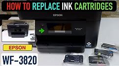 Epson WorkForce Pro WF- 3820 Ink Cartridge Replacement.