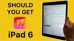 iPadOS 17 iPad 6 Features & Review!