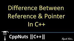 Difference Between Reference And Pointers In C++