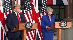 TRUMP RIPS LONDON MAYOR: President Trump FULL Speech With Theresa May