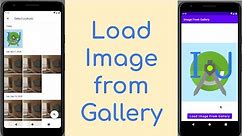 Android Pick Image from Gallery | Tutorial