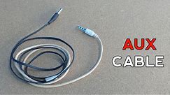 How to Make AUX Cable From Earphones At Home | DIY AUX Cable