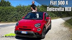 Fiat 500X Dolcevita RED (2023) - Günstiges Cabrio mit gutem sozialen Gewissen inklusive - Review