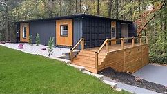 2 Bedroom Shipping Container House in the Woods