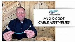 M12 X-Code Industrial Ethernet