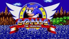 Sonic The Hedgehog Opening Title Screen Intro Sega Genesis