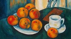 Painting Paul Cezanne’s Still Life with Apples in Oils Step by Step