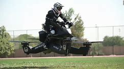 Police test flying motorbike