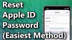 How To Change/Reset Apple ID Password (Easiest Method)