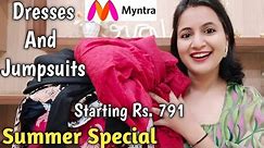 Myntra Summer Dresses and Jumpsuits Haul | Myntra Dresses | Summer Dresses Haul | Neema