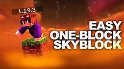 HOW TO INSTALL OneBlock SKY BLOCK Map for Minecraft 1.19.3 ! Download and Play