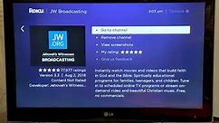 JW Broadcasting on Television via ROKU