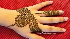 LEARN STYLISH MEHENDI IN LESS THAN 3 MINUTES | 3 MINUTE VIDEO HOW TO APPLY PROFESSIONAL HENNA MEHNDI